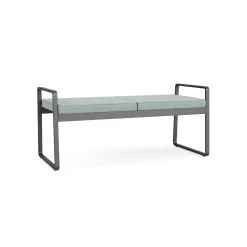 Foundry Two Seat Bench in Premium Upholstery