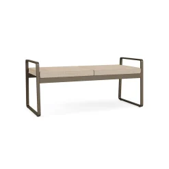 Foundry Two Seat Bench in Premium Upholstery