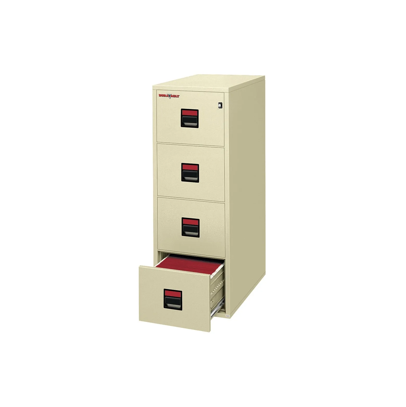 Four Drawer Legal Size Vertical Fireproof File - 31"D