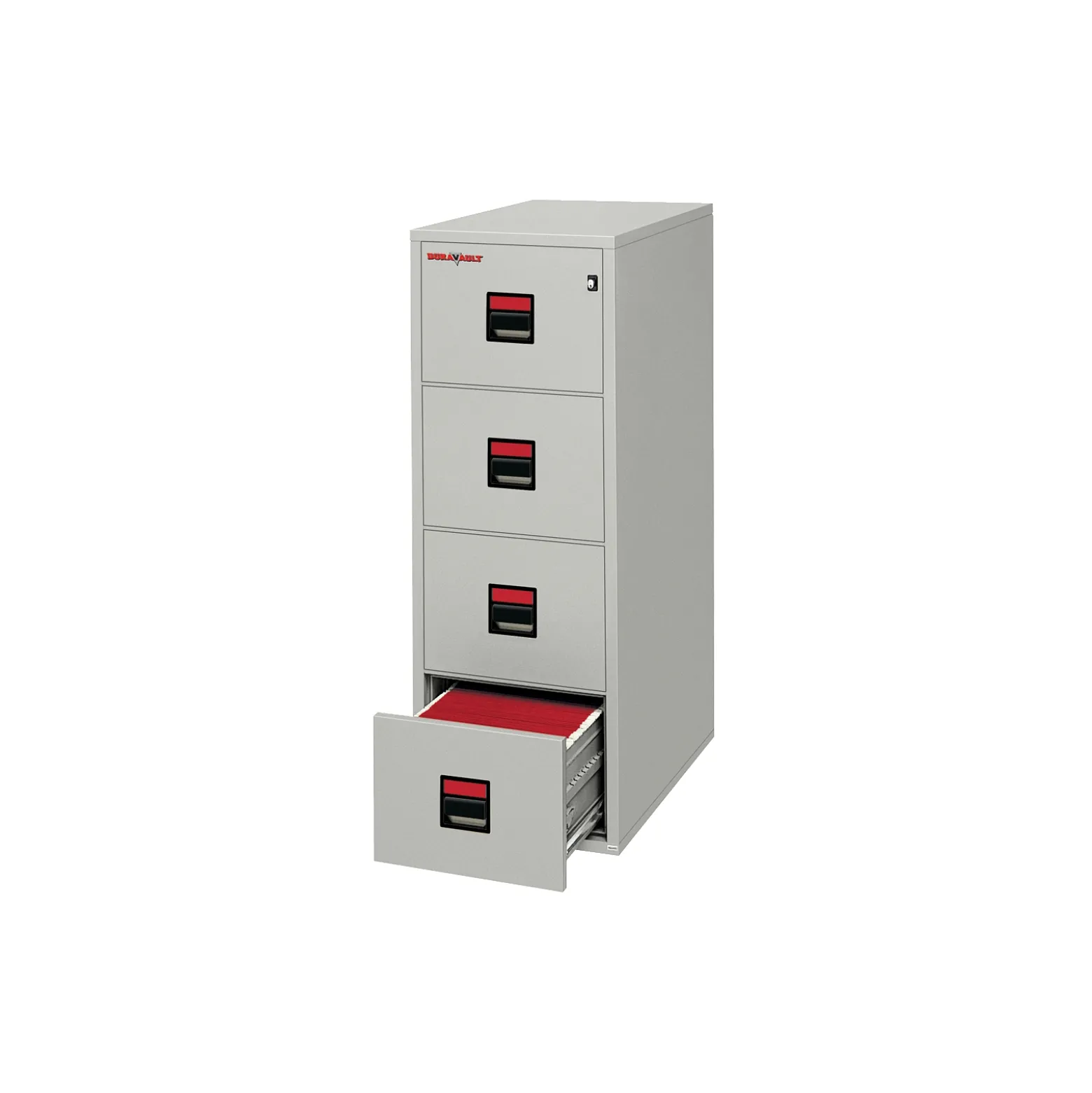 Four Drawer Legal Size Vertical Fireproof File - 31"D