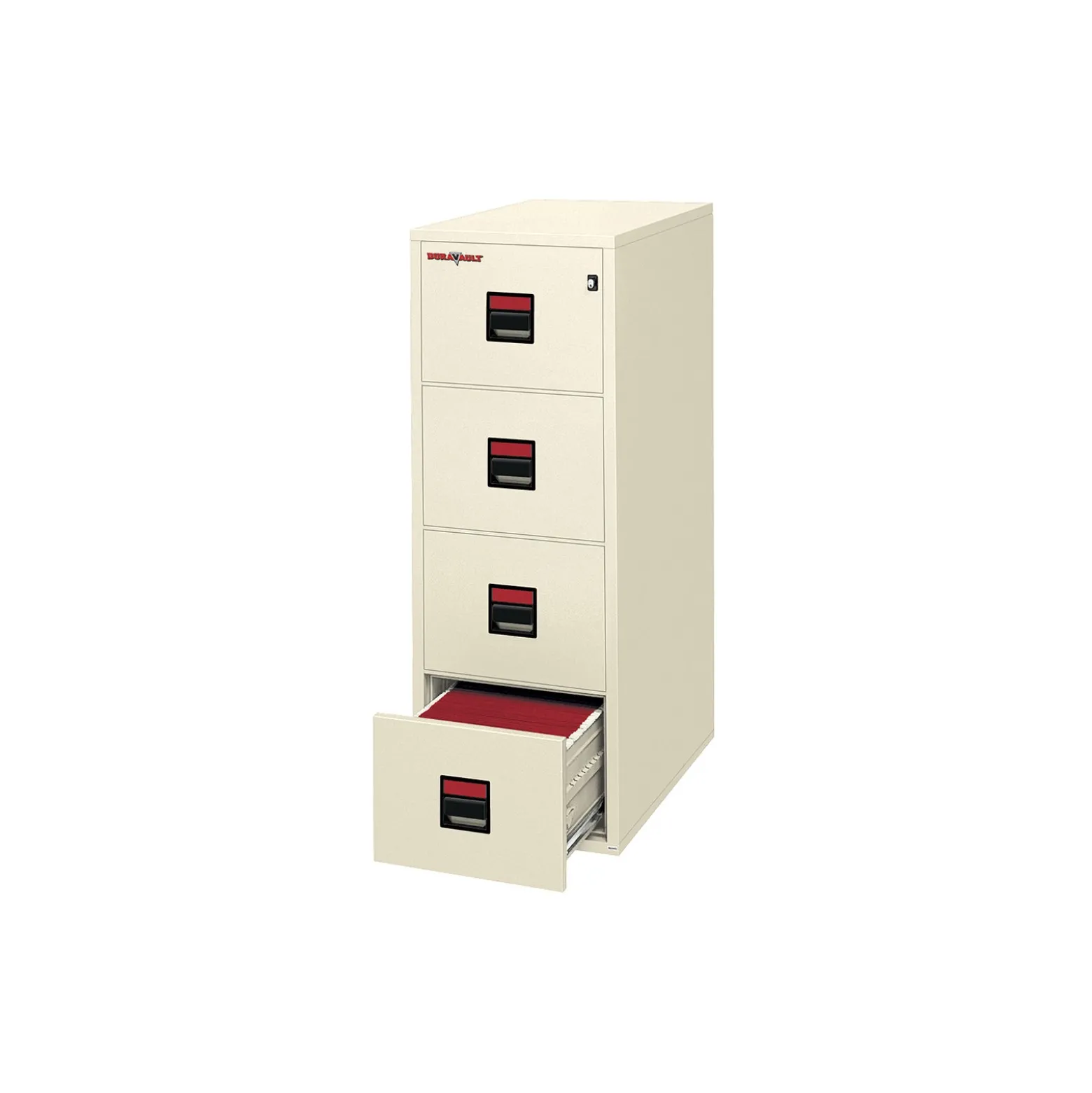 Four Drawer Letter Size Vertical Fireproof File - 31"D