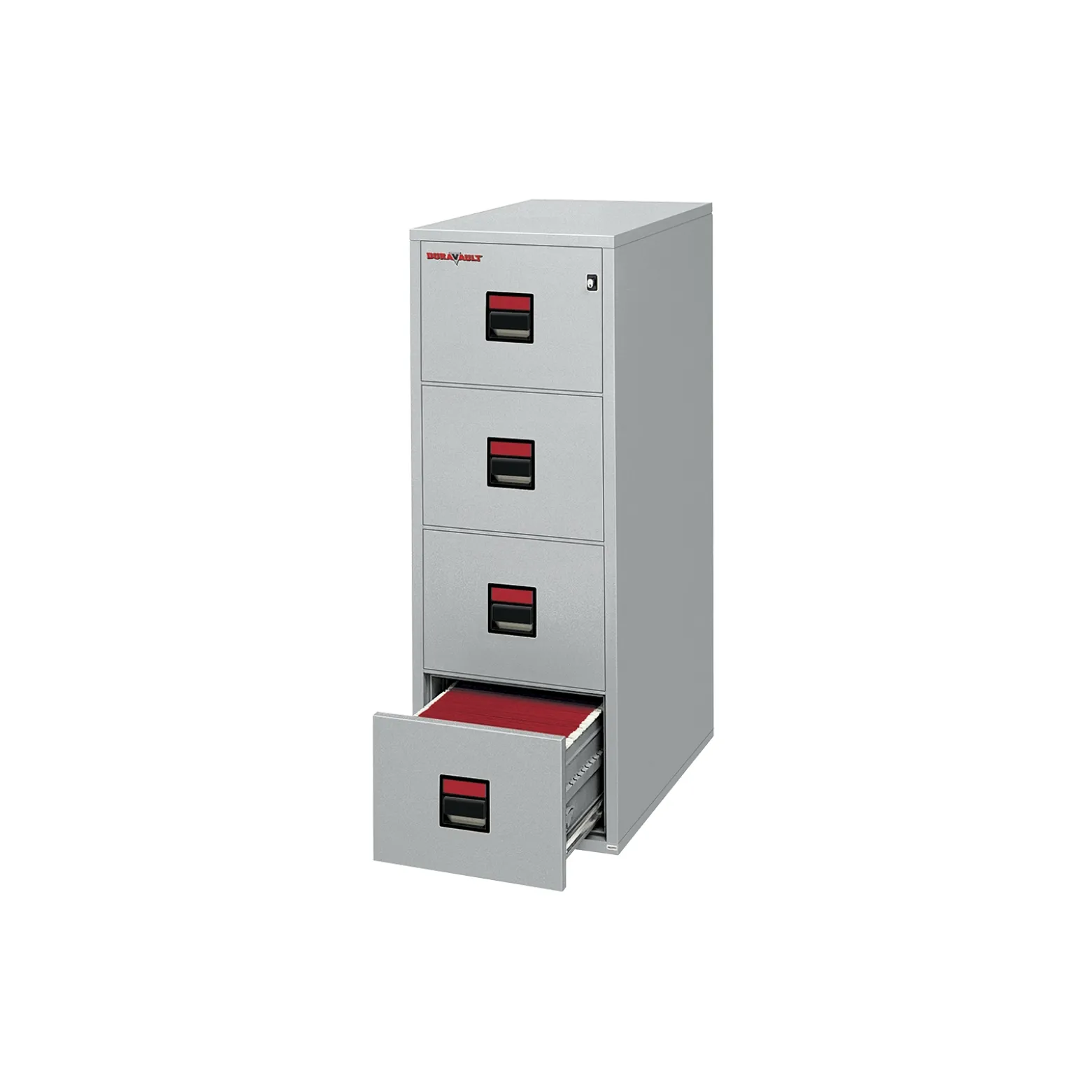 Four Drawer Letter Size Vertical Fireproof File - 31"D