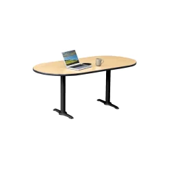 Frappe Oval Table with Power - 72