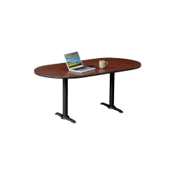 Frappe Oval Table with Power - 72