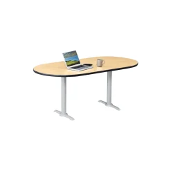 Frappe Oval Table with Power - 72