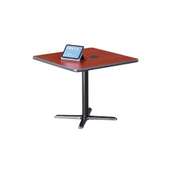Frappe Standard Height Square Table with Power - 36"W