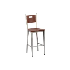 Frappe Wood Cafe Stool with Clear Coat