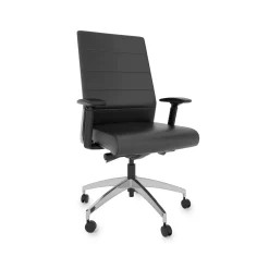 Freeride Executive Faux Leather Chair with Lumbar Support