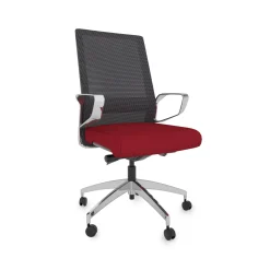 Freeride Mesh Conference Chair with Aluminum Loop Arm