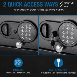 Front Opening Digital Keypad Security Safe - 0.36 Cu.Ft