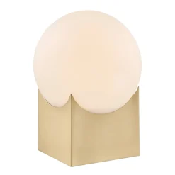 Frost/Smoke Glass Table Lamp Orb - 11