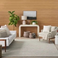 Geometric Area Rug 5'W x 8'D