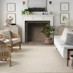 Geometric Area Rug 5'W x 8'D