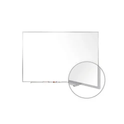 Ghent Magnetic Porcelain Whiteboard with Aluminum Frame, 6x4