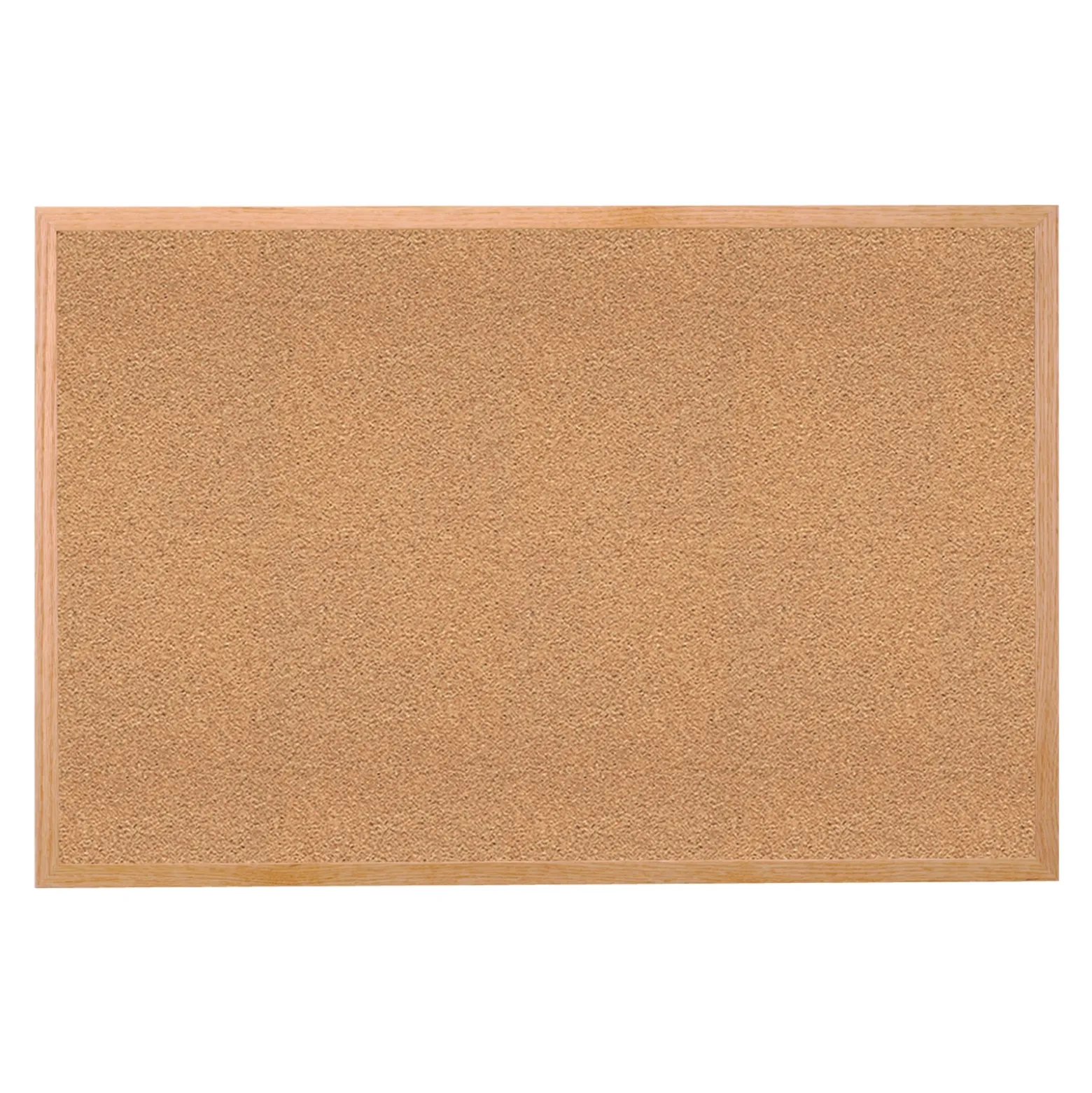 Ghent Natural Cork Bulletin Board with Wood Frame 4'x3'