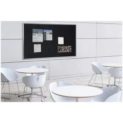 Ghent Recycled Bulletin Board with Aluminum Frame, 4x8
