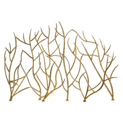 Gold Twig Fireplace Screen