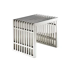 Gridiron 19.5" Stainless Steel Bench