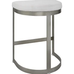 Half Moon Base Modern Counter Stool