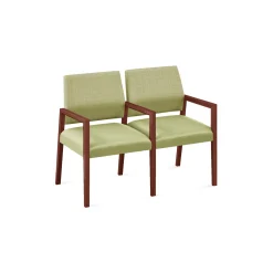 Hampton 2 Seat Sofa with Center Arms in Designer Upholstery
