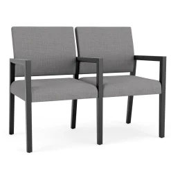 Hampton 2 Seat Sofa with Center Arms in Designer Upholstery