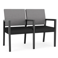 Hampton 2 Seat Sofa with Center Arms in Designer Upholstery