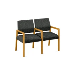 Hampton 2 Seat Sofa with Center Arms in Standard Upholstery