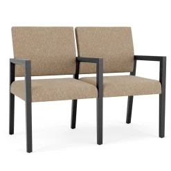 Hampton 2 Seat Sofa with Center Arms in Standard Upholstery