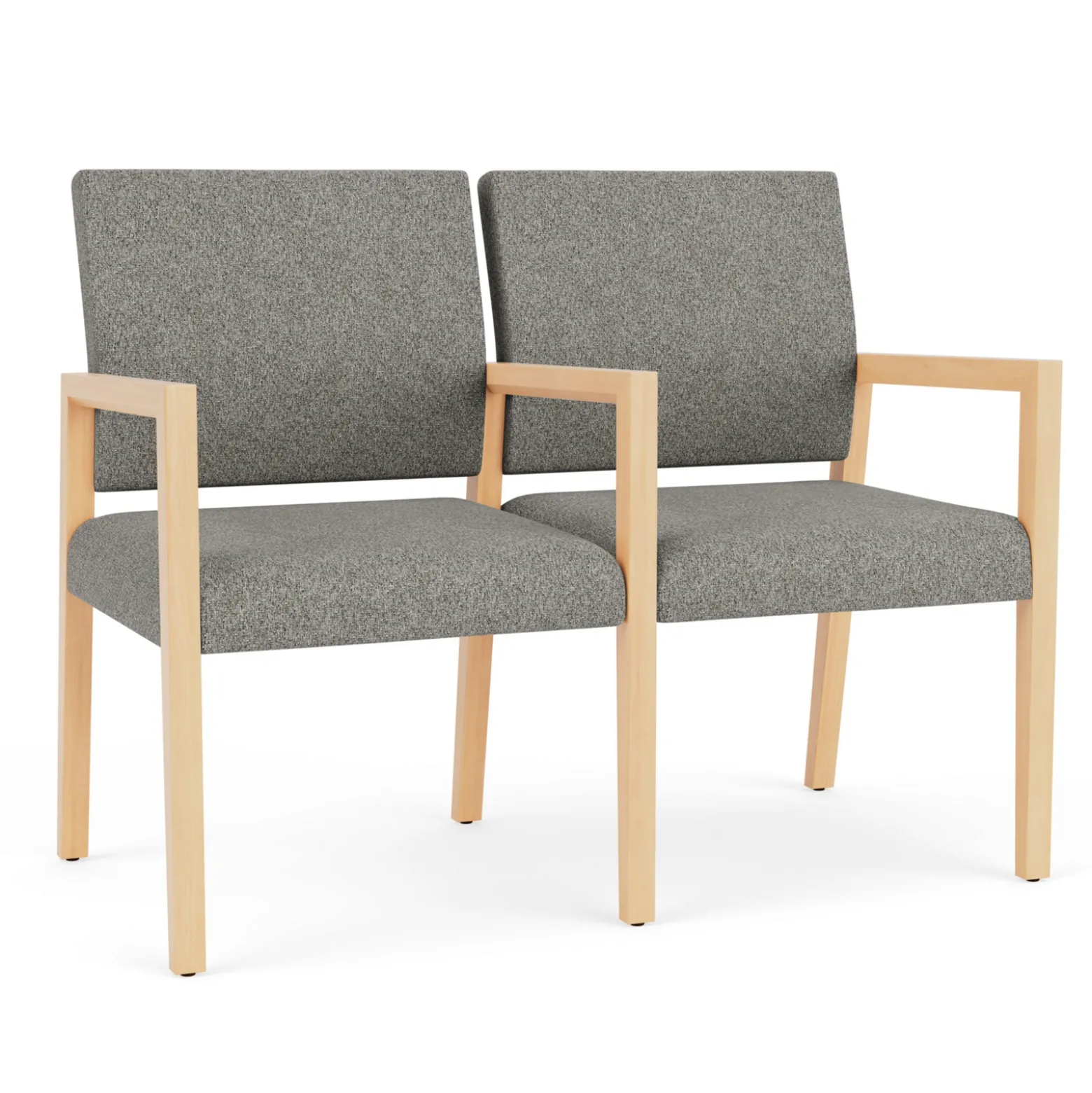 Hampton 2 Seat Sofa with Center Arms in Standard Upholstery