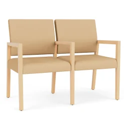 Hampton 2 Seat Sofa with Center Arms in Standard Upholstery