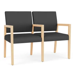 Hampton 2 Seat Sofa with Center Arms in Standard Upholstery