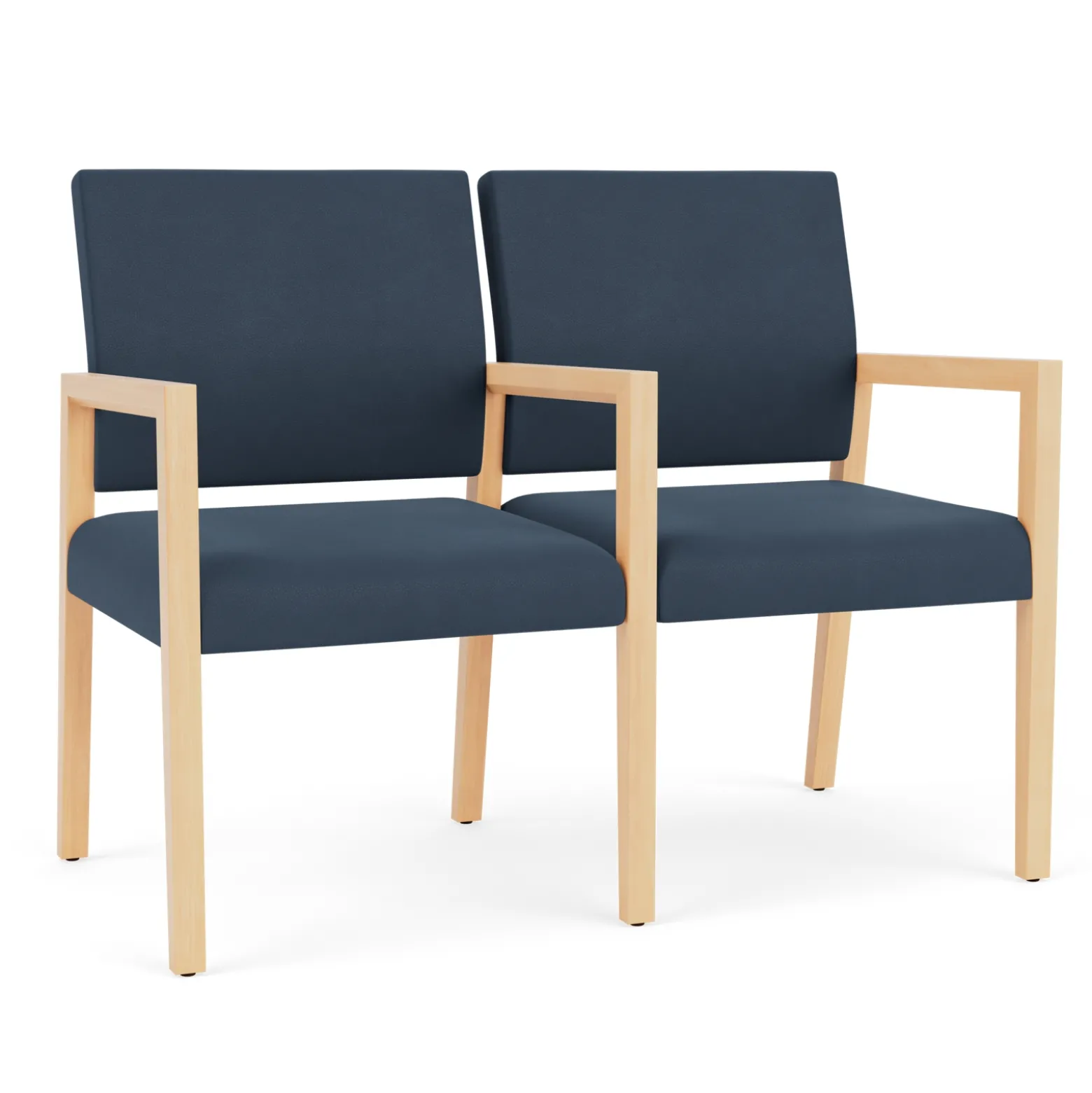 Hampton 2 Seat Sofa with Center Arms in Standard Upholstery