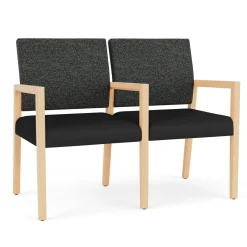 Hampton 2 Seat Sofa with Center Arms in Standard Upholstery