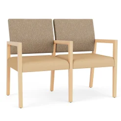 Hampton 2 Seat Sofa with Center Arms in Standard Upholstery