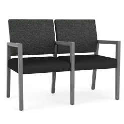 Hampton 2 Seat Sofa with Center Arms in Standard Upholstery