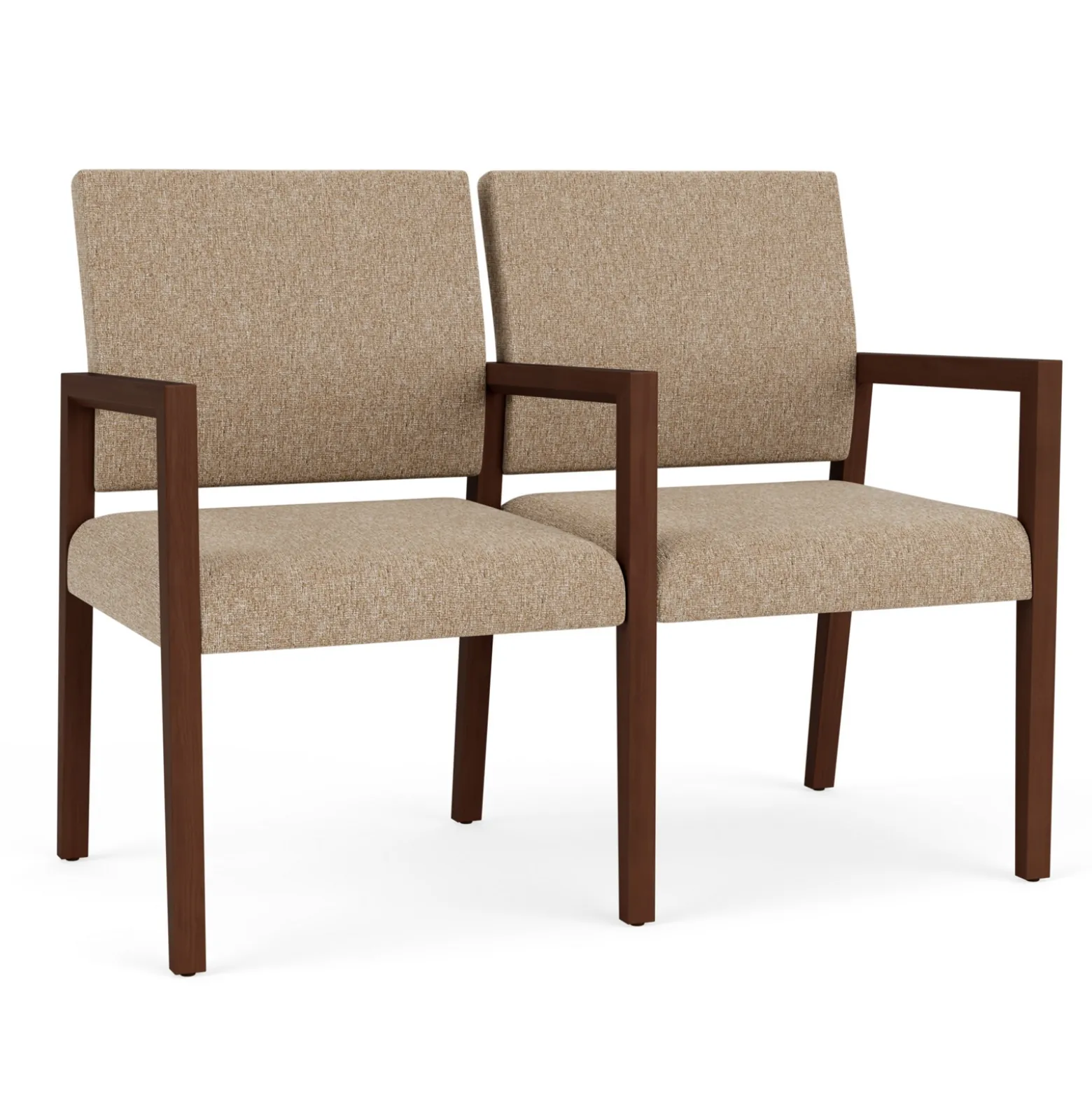 Hampton 2 Seat Sofa with Center Arms in Standard Upholstery