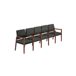 Hampton Five Seat Sofa with Center Arms in Standard Upholstery