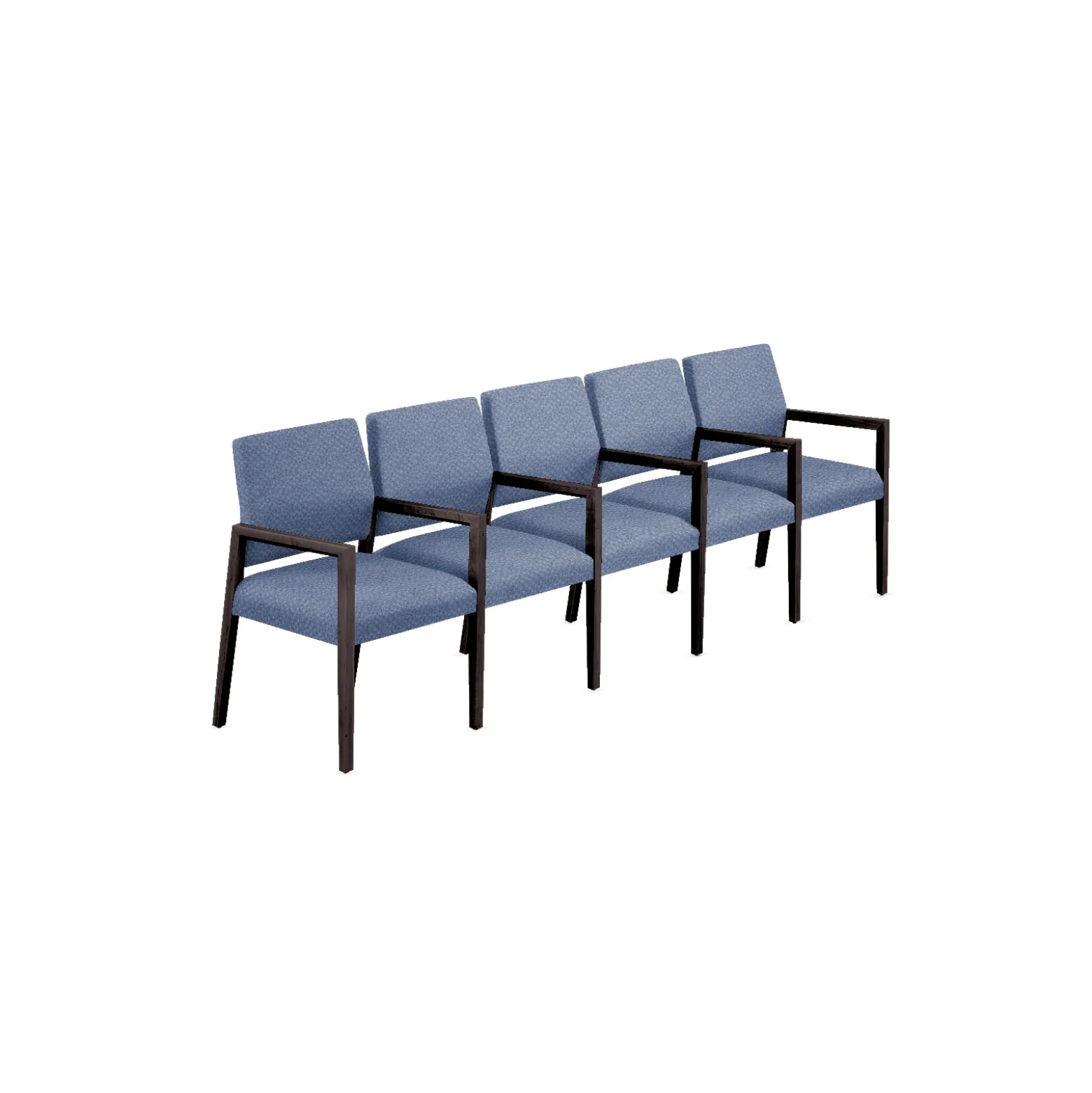 Hampton Five Seat Sofa with Center Arms in Standard Upholstery