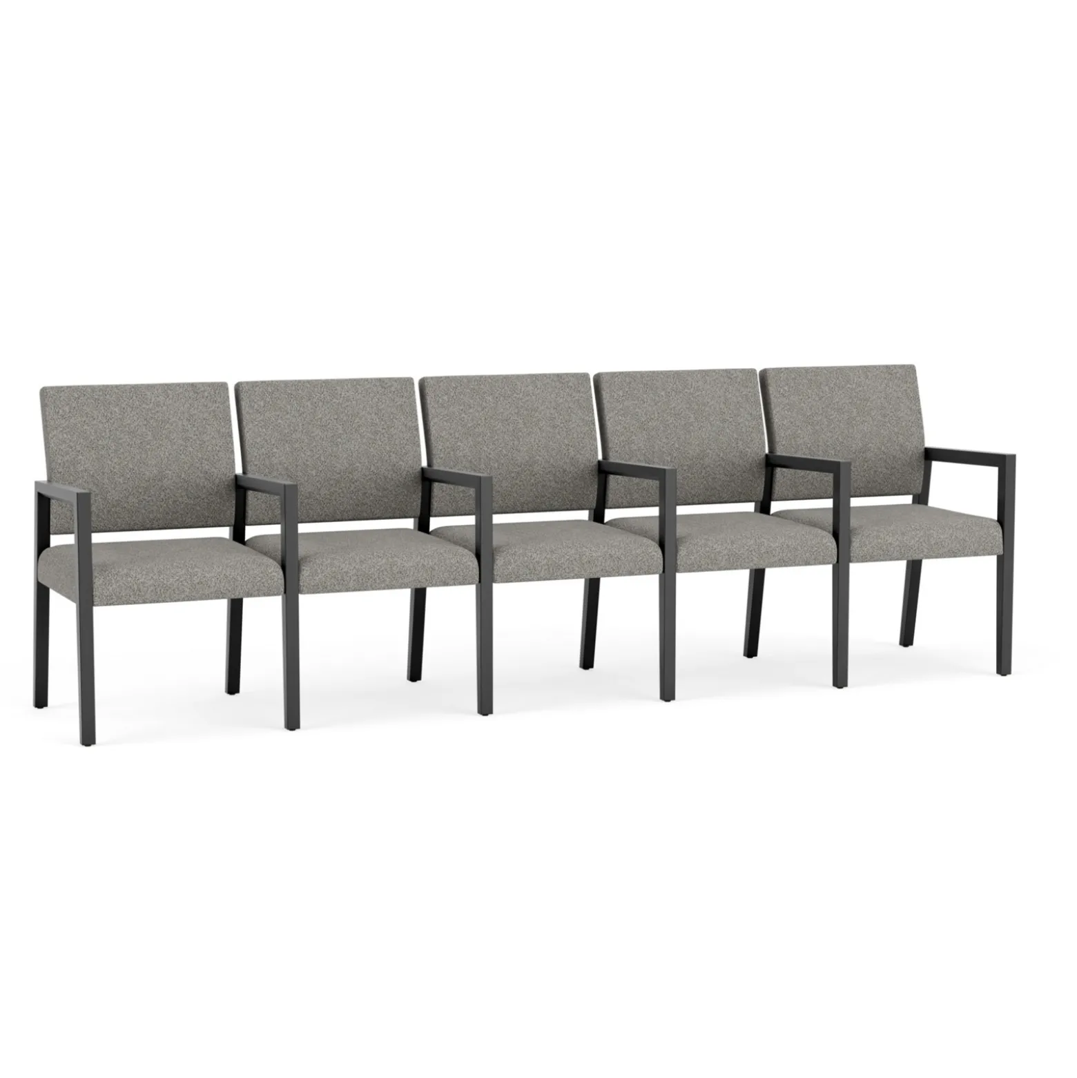 Hampton Five Seat Sofa with Center Arms in Standard Upholstery