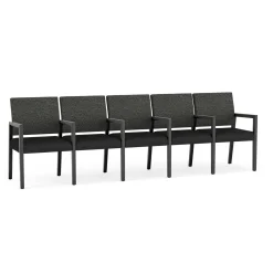 Hampton Five Seat Sofa with Center Arms in Standard Upholstery
