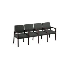 Hampton Four Seat Sofa with Center Arms in Standard Upholstery