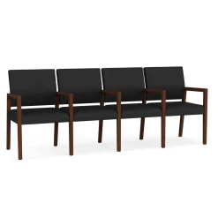Hampton Four Seat Sofa with Center Arms in Standard Upholstery