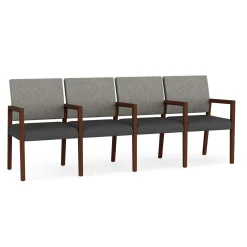 Hampton Four Seat Sofa with Center Arms in Standard Upholstery