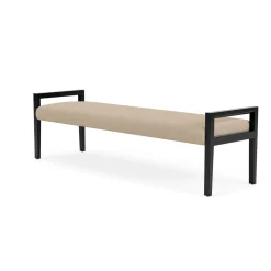 Hampton Three Seat Bench in Designer Upholstery