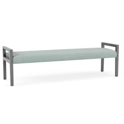 Hampton Three Seat Bench in Designer Upholstery