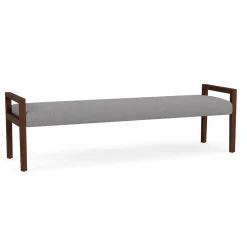 Hampton Three Seat Bench in Designer Upholstery