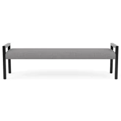 Hampton Three Seat Bench in Designer Upholstery