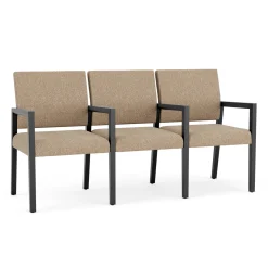 Hampton Three Seat Sofa with Center Arms in Standard Upholstery