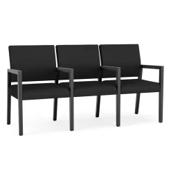 Hampton Three Seat Sofa with Center Arms in Standard Upholstery