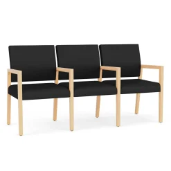 Hampton Three Seat Sofa with Center Arms in Standard Upholstery